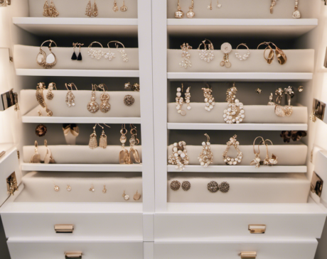 How does Marie Kondo organize jewelry?
