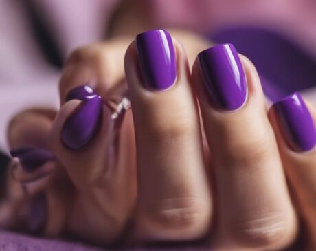 meaning of purple nails