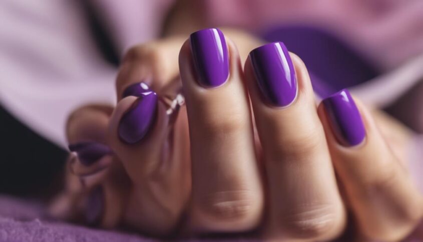 What Do Purple Nails Mean on a Girl?
