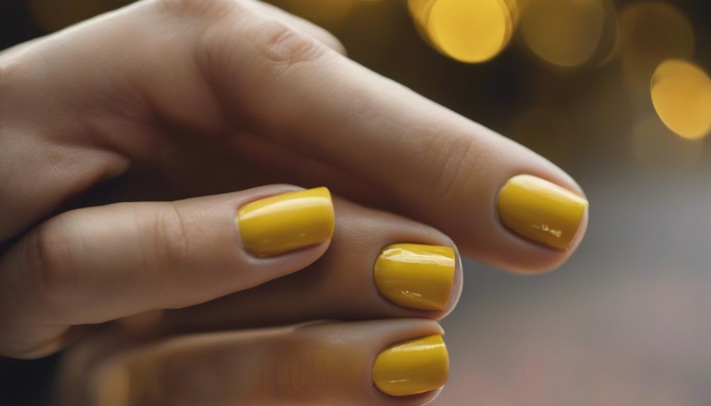 yellow nails common causes