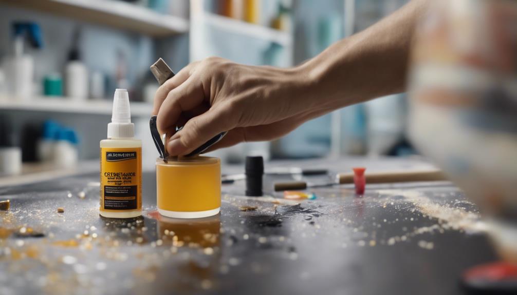 adhesive for paint projects