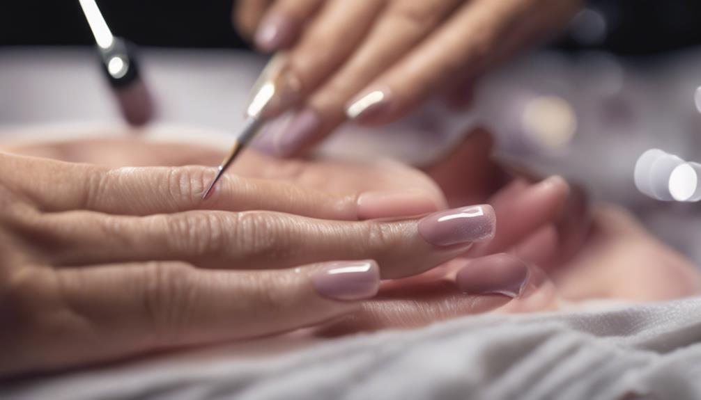 gel nails application procedure