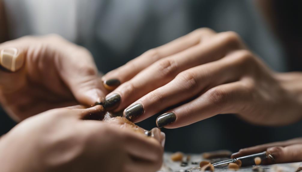 inadequate nail care practices