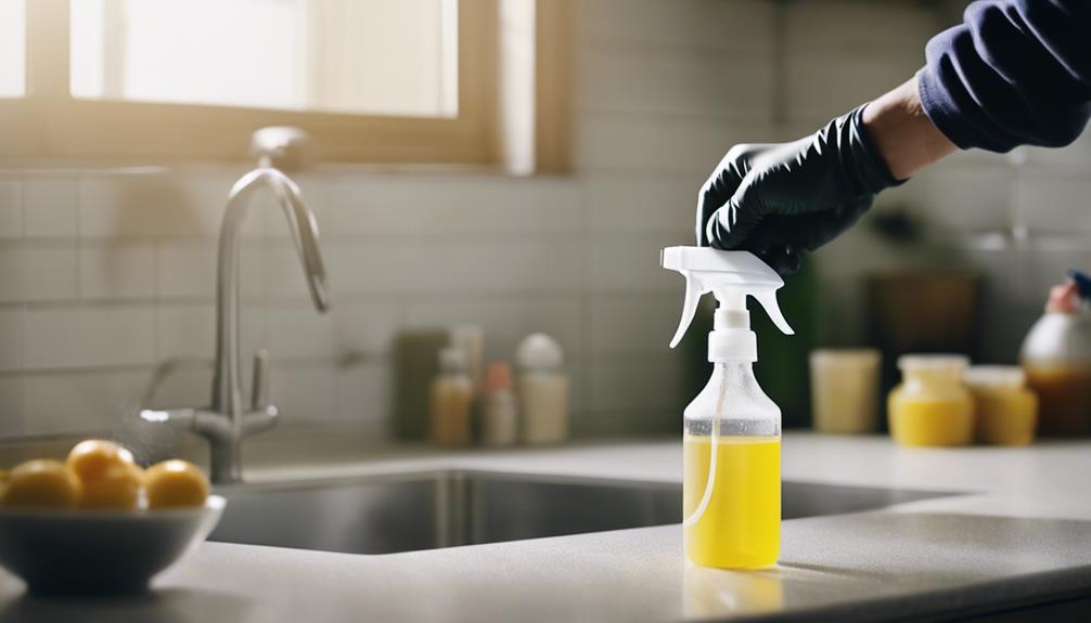 kill germs with chemicals