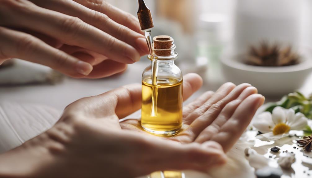 nourish nails with oil