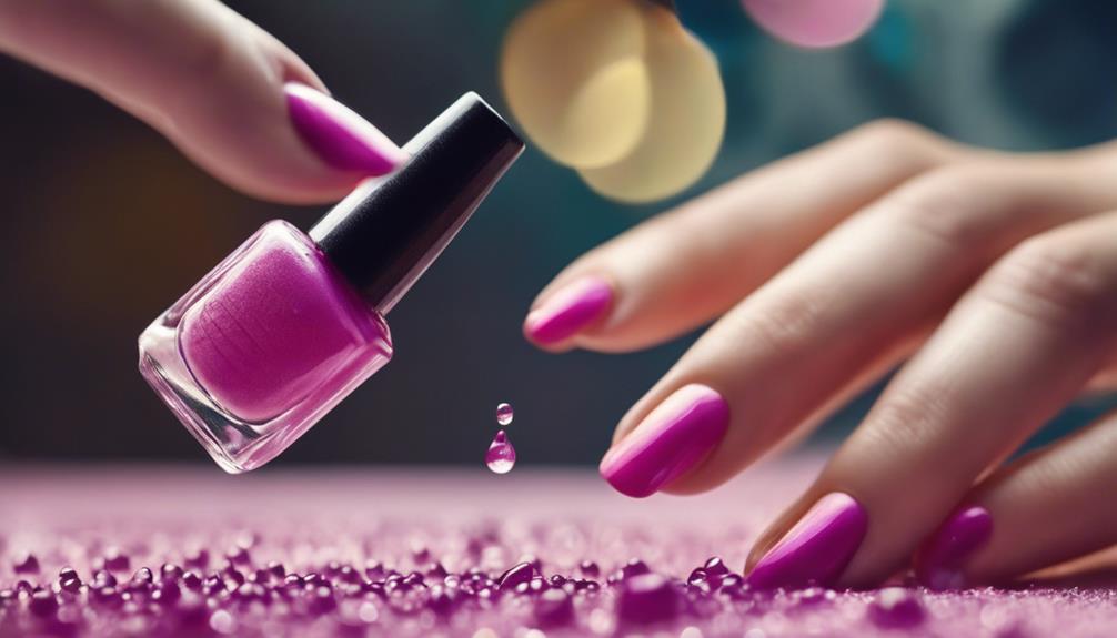 quick dry solution for nails