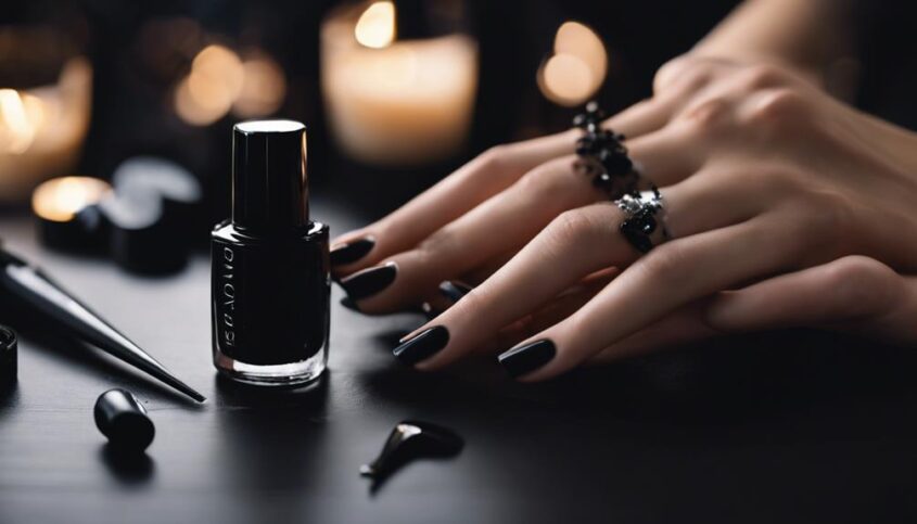 What Does It Mean When Someone Paints Their Nails Black?