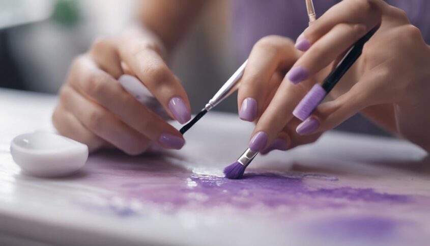 What Does It Mean When a Girl Paints Her Nails Light Purple?