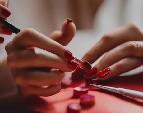 symbolism of red nails